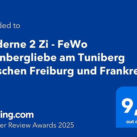 Moderne 2 Zi - Fewo Weinbergliebe Am Tuniberg Zwischen Freiburg Und Frankreich Merdingen Екстериор снимка